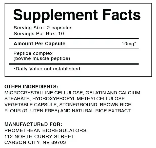Muscle 20-Cap Label