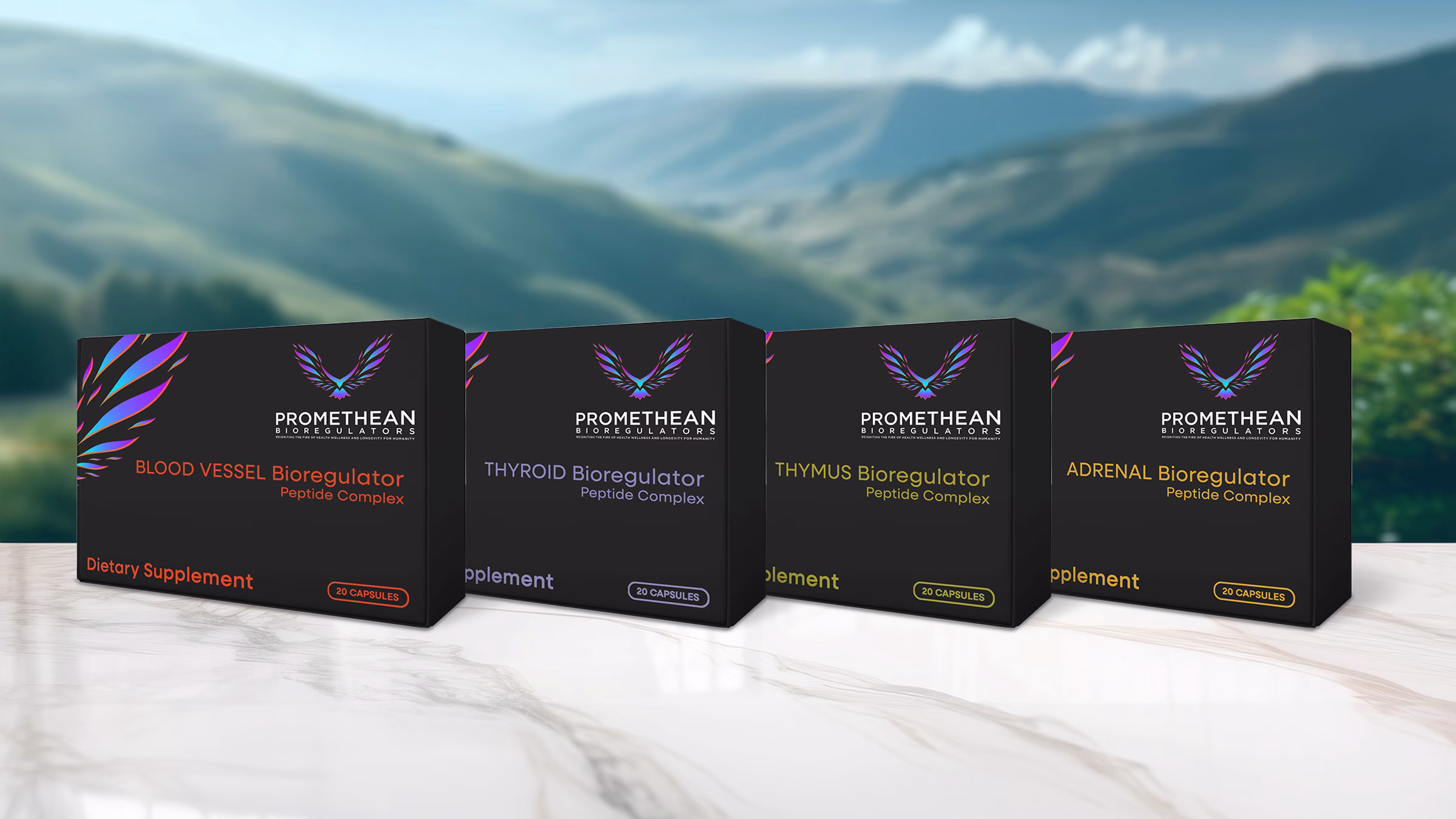 Age Rejuvenation Bundle - Mountain View With Adrenal, Thymus, Blood Vessel And Thyroid